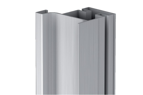 Профиль GOLA вертикальный боковой, для 16мм ДСП, L=4500мм отделка алюминий анодированный 8033.50S.L45